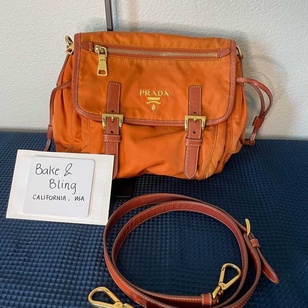 Prada nylon crossbody bag